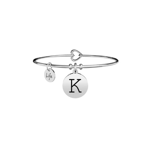 Bracciale in Acciaio Donna Kidult Iniziale Emozioni-Kaidara Gioielli