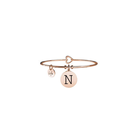 Bracciale in Acciaio Donna Kidult Iniziale Emozioni-Kaidara Gioielli