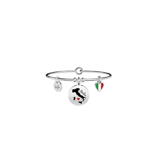 Bracciale in Acciaio Donna Kidult Italia-Kaidara Gioielli