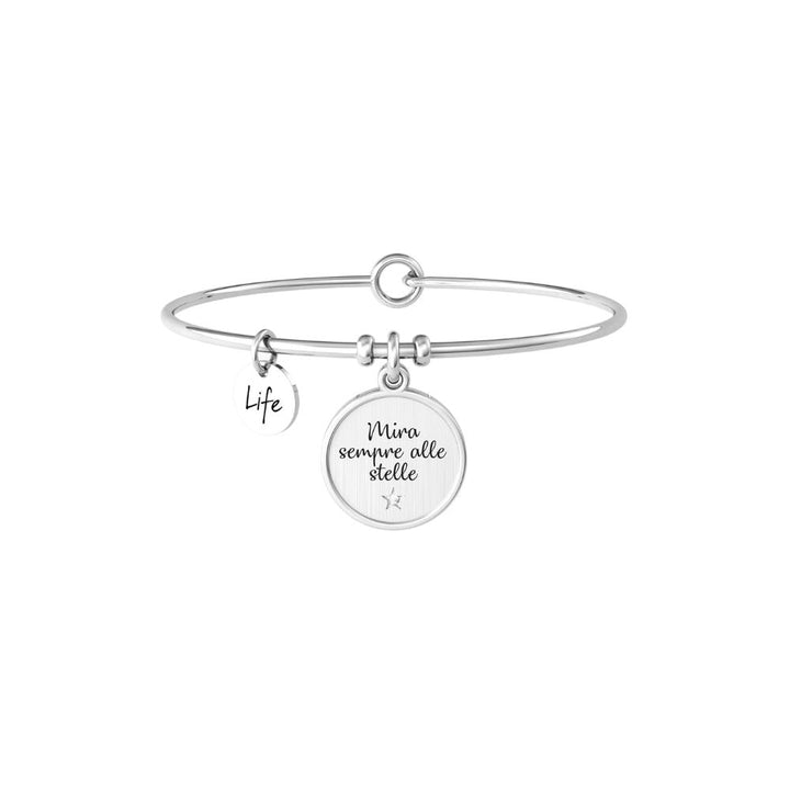 Bracciale in Acciaio Donna Kidult Mira sempre alle stelle-Kaidara Gioielli