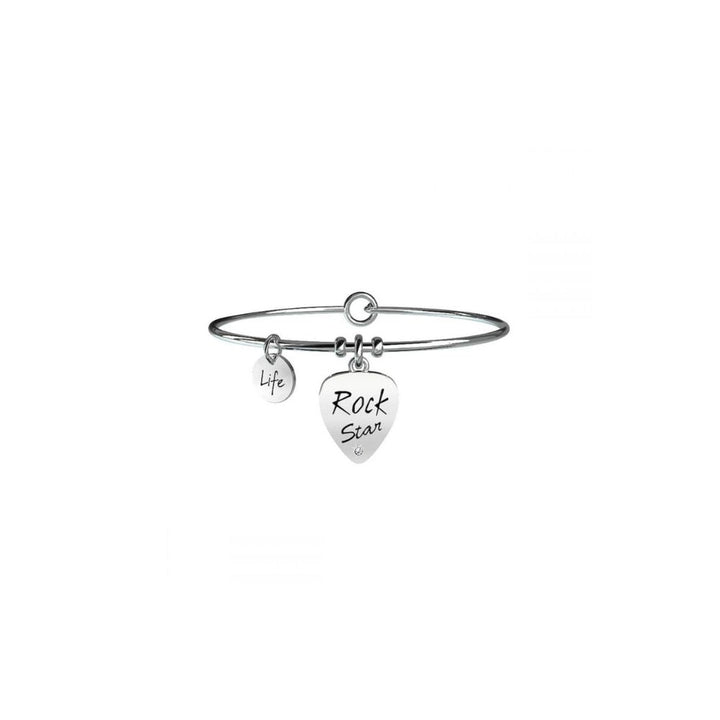 Bracciale in Acciaio Donna Kidult Plettro Rockstar-Kaidara Gioielli