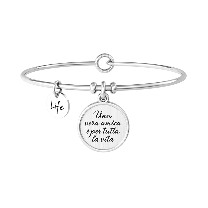 Bracciale Donna Kidult Una Vera Amica e Per Tutta La Vita-Kaidara Gioielli