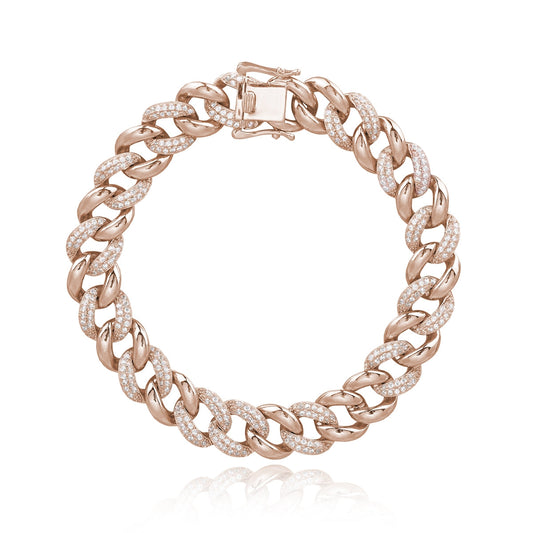 Bracciale in Argento Donna Mabina Groumette Rose-Kaidara Gioielli