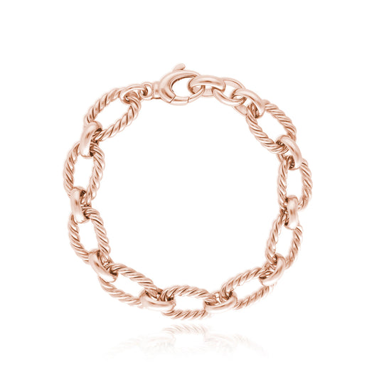 Bracciale in Argento Donna Mabina Maglie Torchon Rose-Kaidara Gioielli