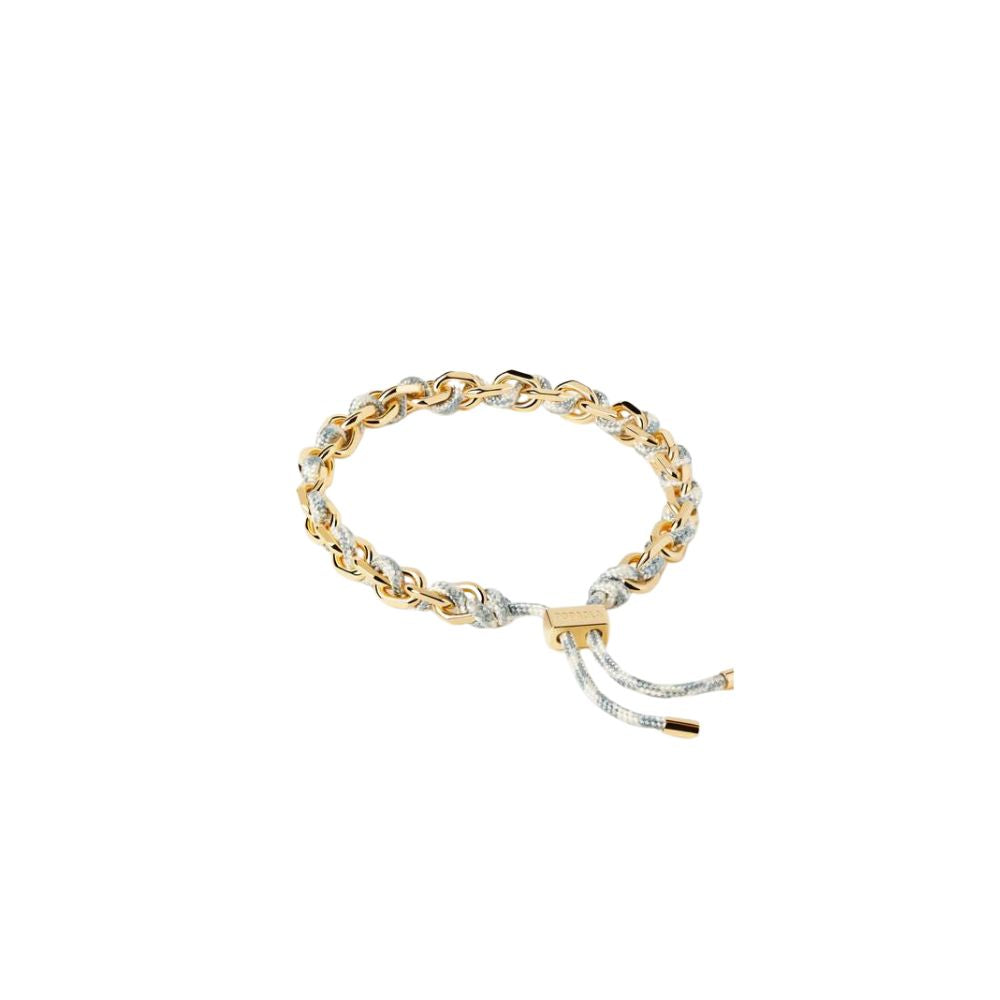 Bracciale in Argento Donna Pdpaola Collezione Catena e Corda Sky-Kaidara Gioielli