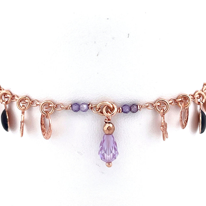 Bracciale in Argento Donna Sacramore Firenze Con Pendenti e Pietre-Kaidara Gioielli