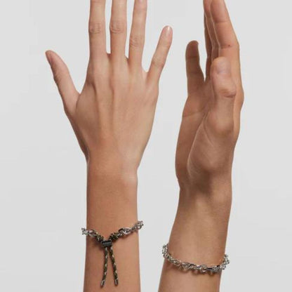 Bracciale in Argento Unisex Pdpaola Collezione Catena E Corda Cottage Essential-Kaidara Gioielli