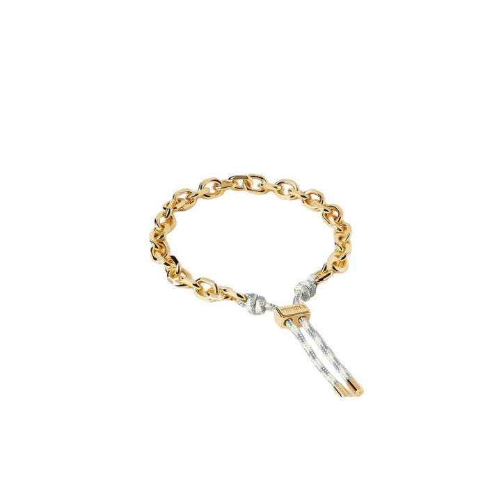 Bracciale in Argento Unisex Pdpaola Collezione Catena E Corda Sky Essential-Kaidara Gioielli