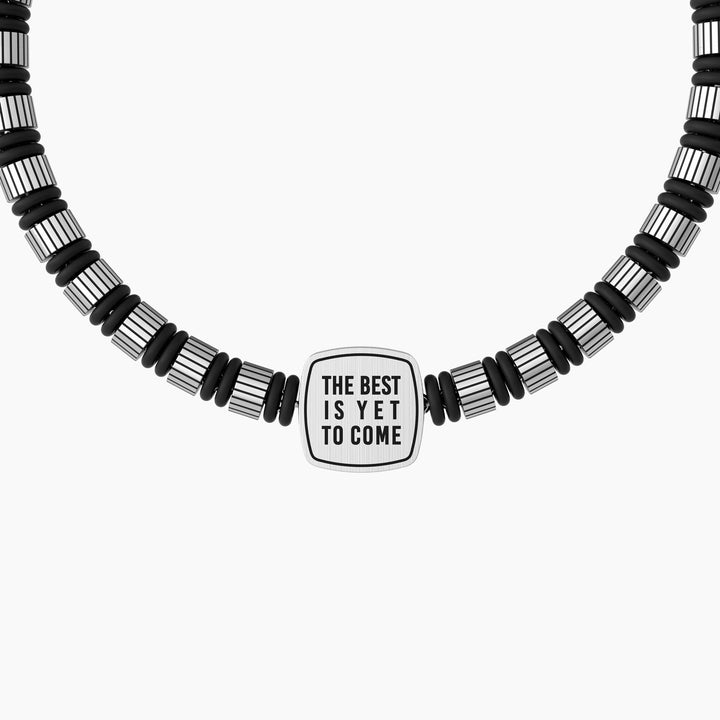 Bracciale in Acciaio Uomo Kidult 20 The best is yet to come-Kaidara Gioielli