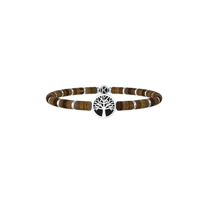 Bracciale in Acciaio Uomo Kidult Albero della vita Enjoy life-Kaidara Gioielli