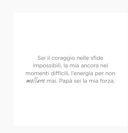 Bracciale Uomo Kidult Ancora | PapÀ sei la mia forza-Kaidara Gioielli