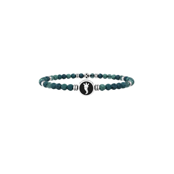Bracciale in Acciaio Uomo Kidult Cornetto Protezione-Kaidara Gioielli
