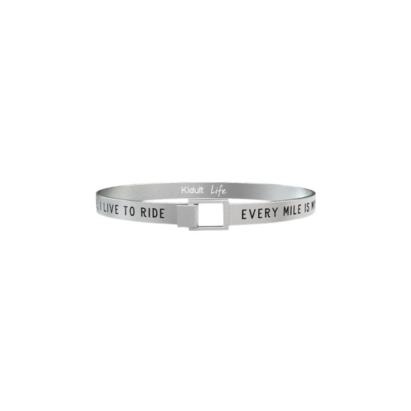 Bracciale in Acciaio Uomo Kidult Every Mile...-Kaidara Gioielli