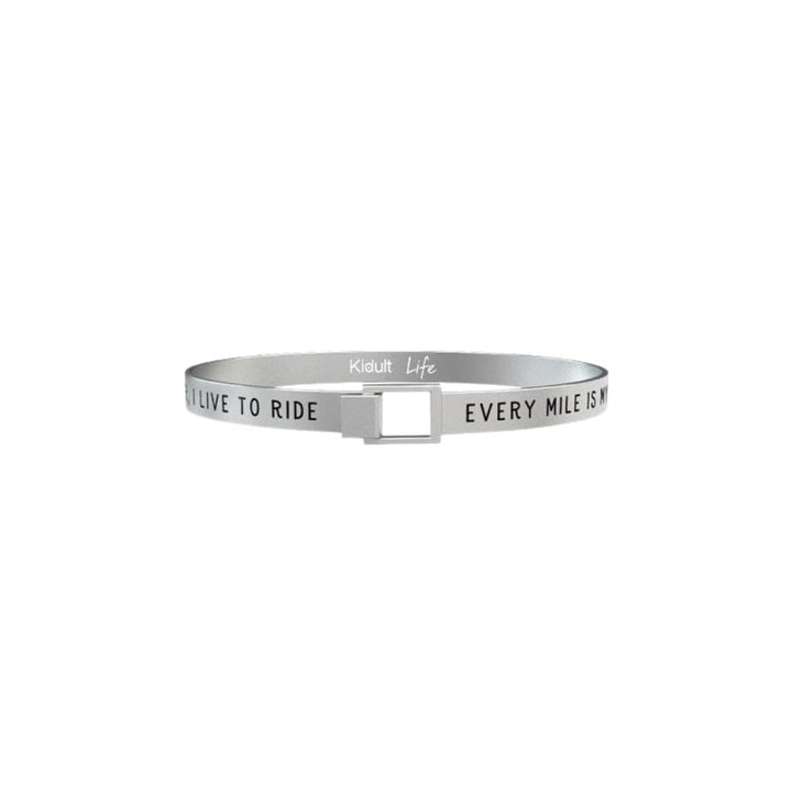 Bracciale in Acciaio Uomo Kidult Every Mile...-Kaidara Gioielli