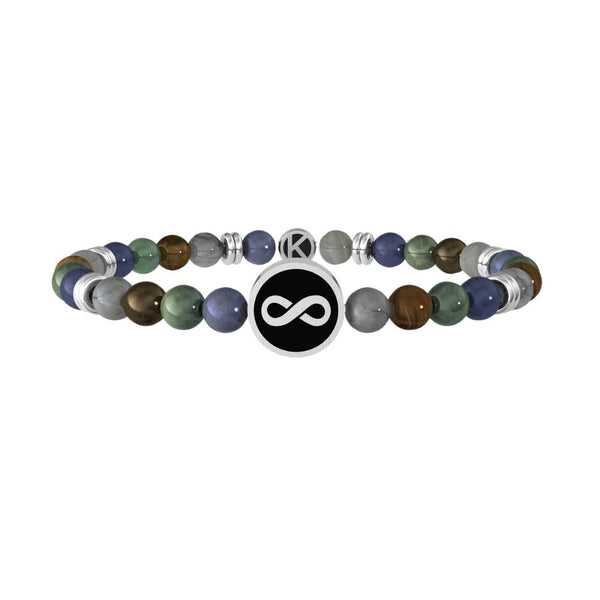 Bracciale in Acciaio Uomo Kidult Infinito Famiglia-Kaidara Gioielli