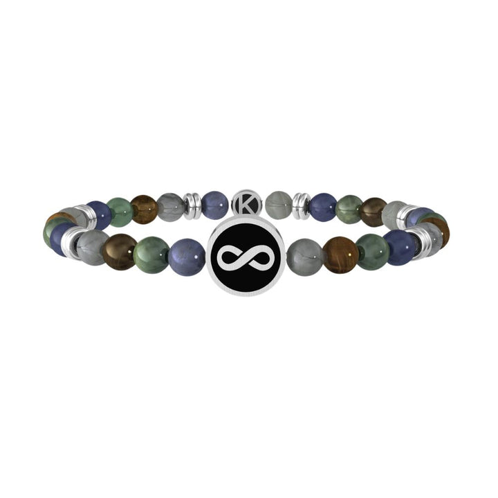 Bracciale in Acciaio Uomo Kidult Infinito Famiglia-Kaidara Gioielli