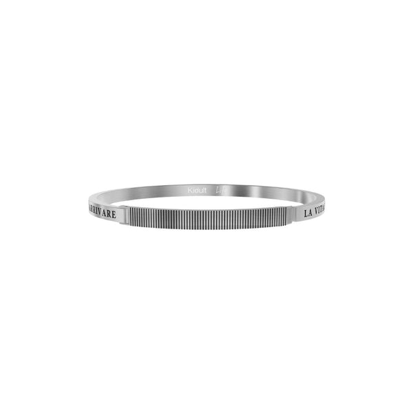 Bracciale in Acciaio Uomo Kidult la vita e piena di soprese...-Kaidara Gioielli