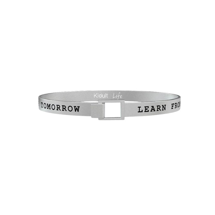 Bracciale in Acciaio Uomo Kidult Learn from....-Kaidara Gioielli