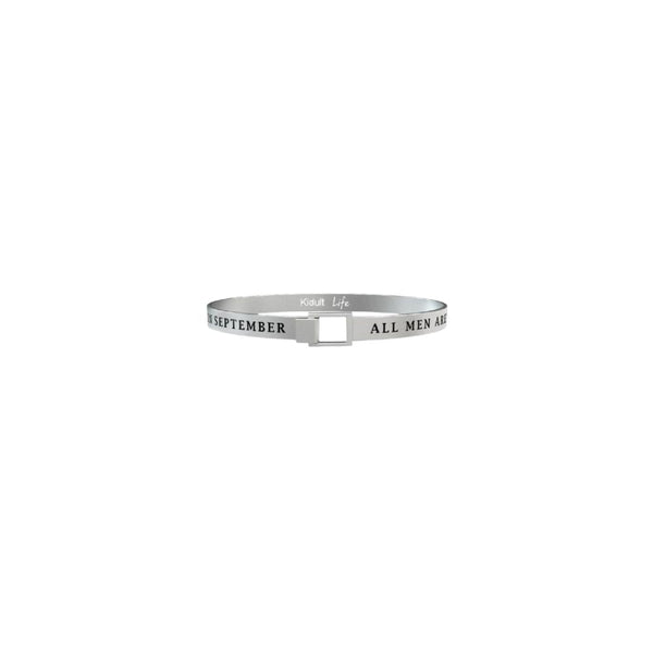 Bracciale in Acciaio Uomo Kidult Mesi Settembre-Kaidara Gioielli