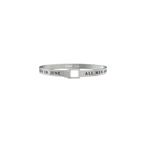 Bracciale in Acciaio Uomo Kidult Mesi Giugno-Kaidara Gioielli