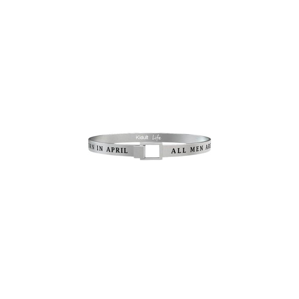 Bracciale in Acciaio Uomo Kidult Mesi Aprile-Kaidara Gioielli