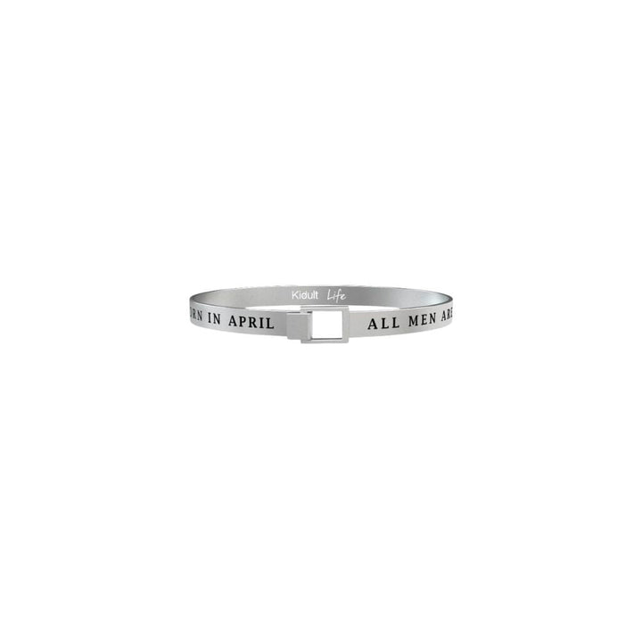 Bracciale in Acciaio Uomo Kidult Mesi Aprile-Kaidara Gioielli