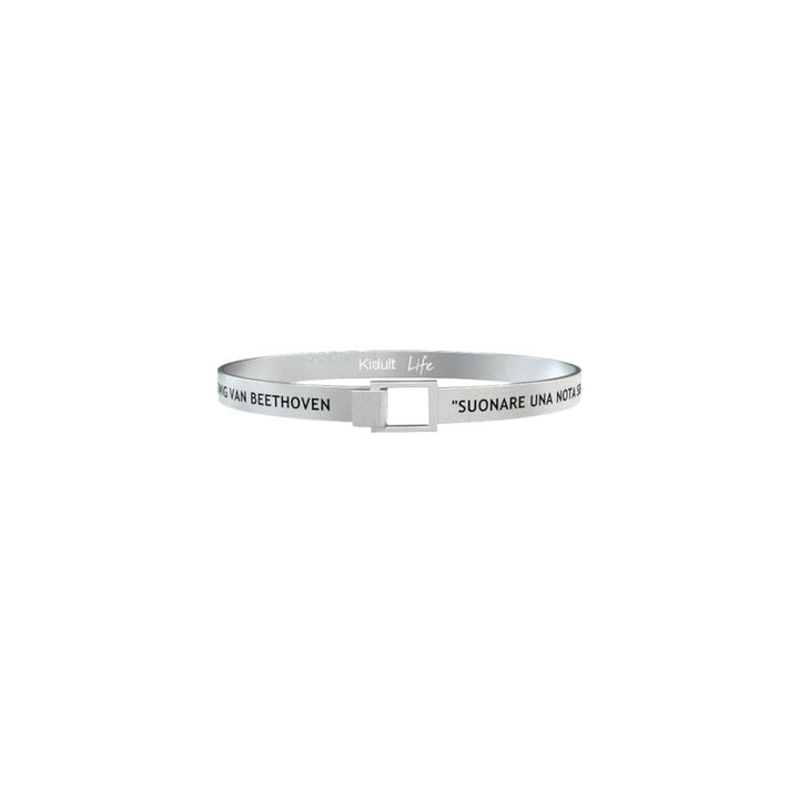 Bracciale in Acciaio Uomo Kidult Nota...-Kaidara Gioielli