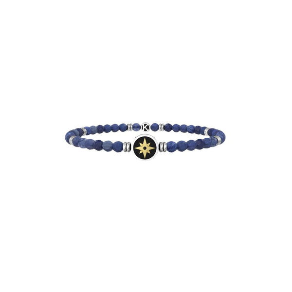 Bracciale in Acciaio Uomo Kidult Rosa dei venti Libero ed intrepido-Kaidara Gioielli