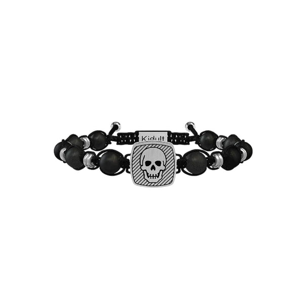 Bracciale in Acciaio Uomo Kidult Teschio Coraggio-Kaidara Gioielli