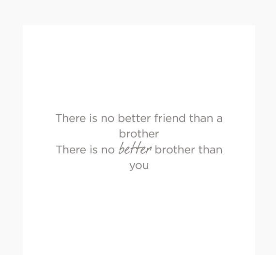 Bracciale in Acciaio Uomo Kidult There is no better friend than a brother-Kaidara Gioielli