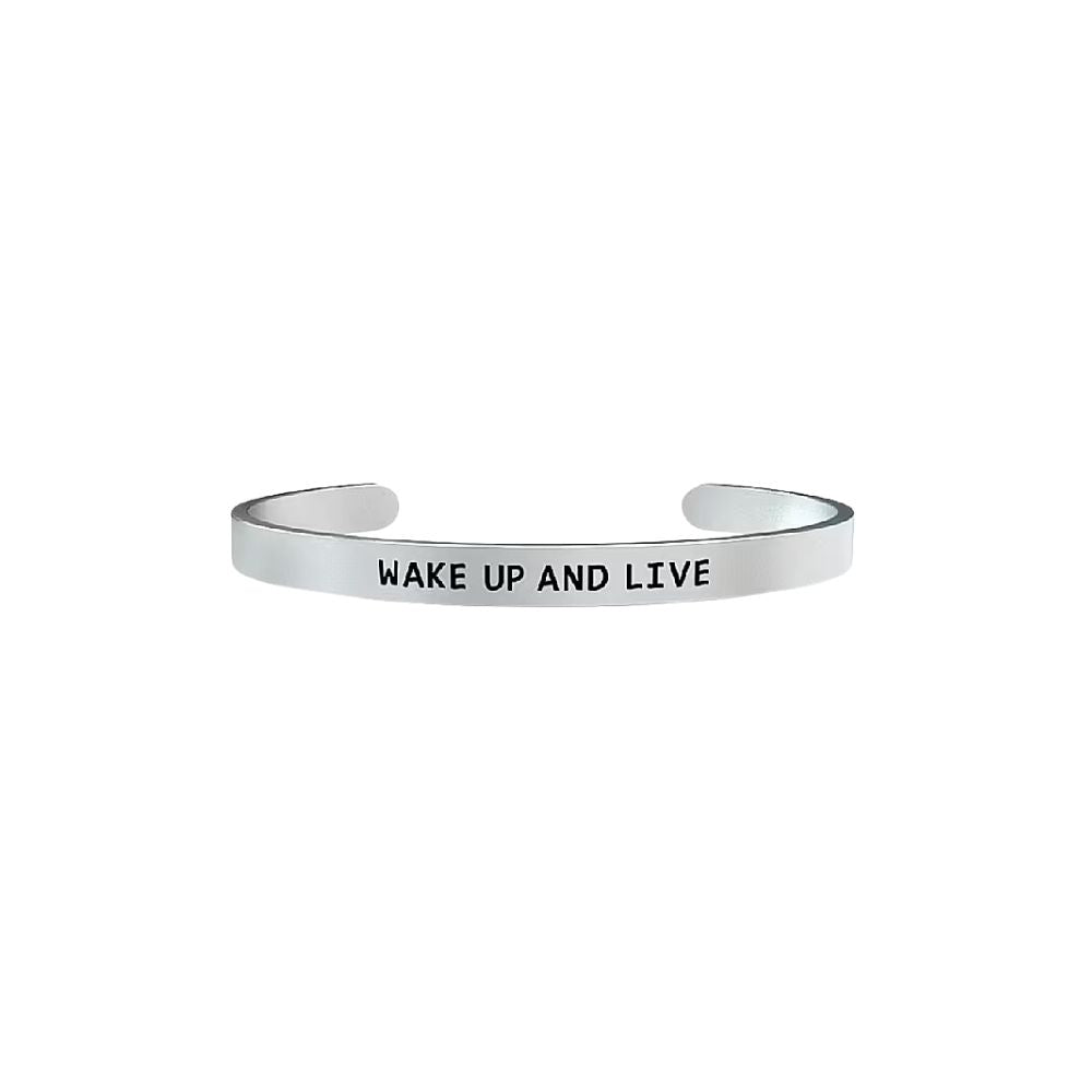 Bracciale Uomo Kidult Wake Up And Live-Kaidara Gioielli