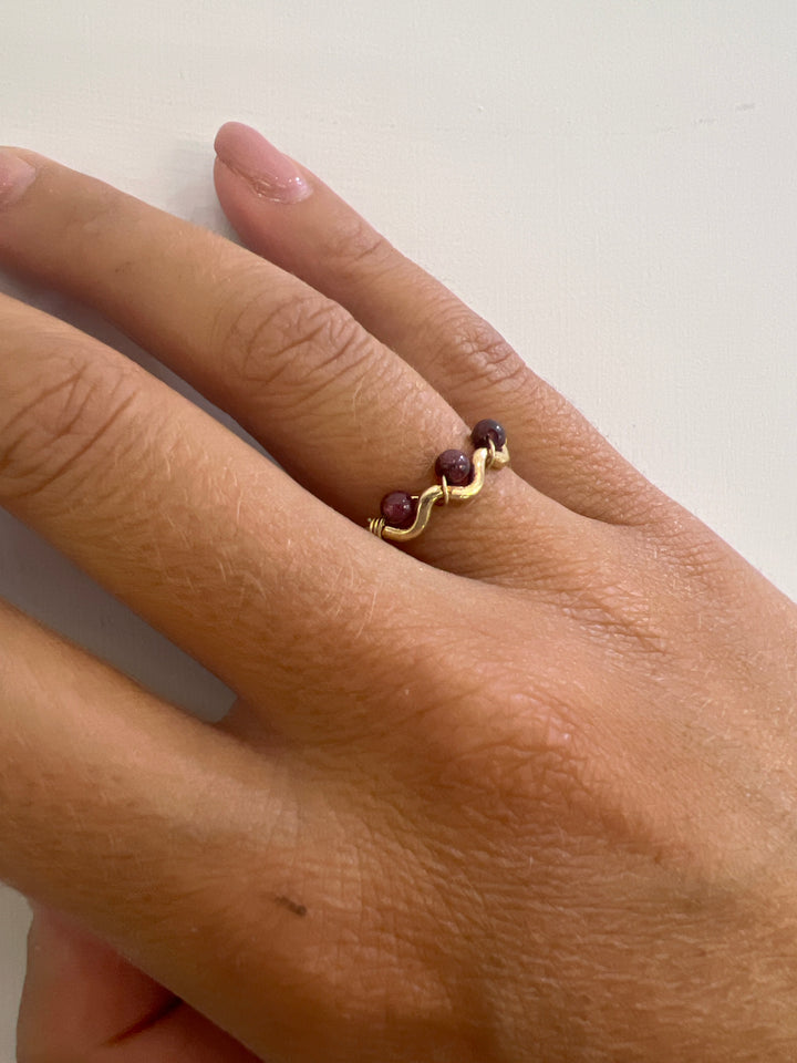 Anello in Argento Placcato Oro Donna Alisia Granato-Kaidara Gioielli