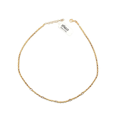 Collana in Argento Donna Alisia Atlas Gold-Kaidara Gioielli