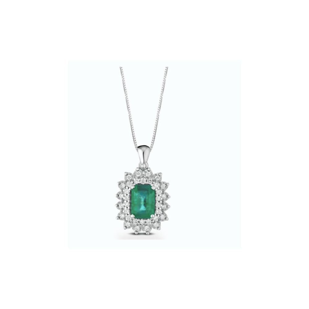 Collana Donna Crusado Collezione Forte Di Marmi Con Diamanti E Smeraldo-Kaidara Gioielli