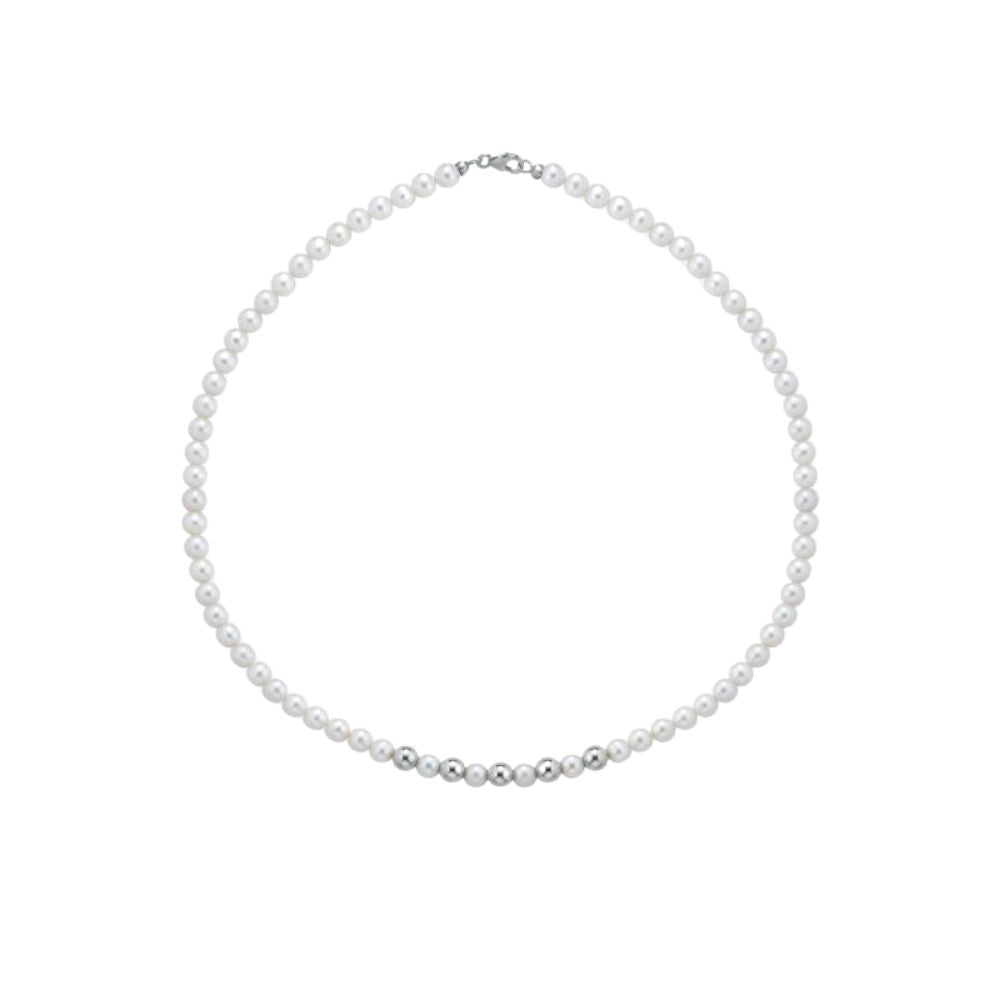 Collana Donna Crusado Collezione Perle Sfera Liscia-Kaidara Gioielli