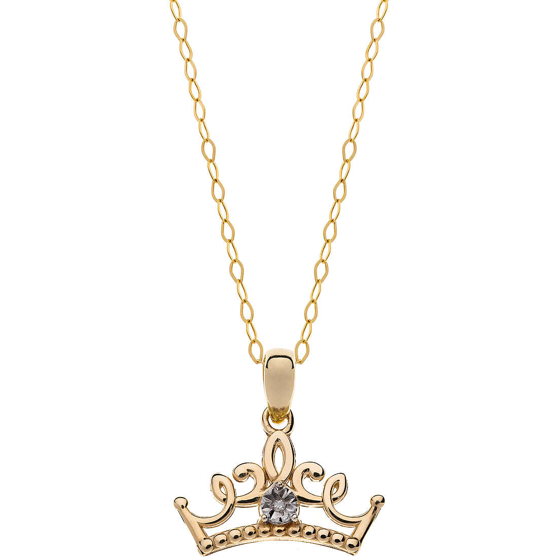 Collana in Oro Bimba Disney Collezione Le Principesse-Kaidara Gioielli