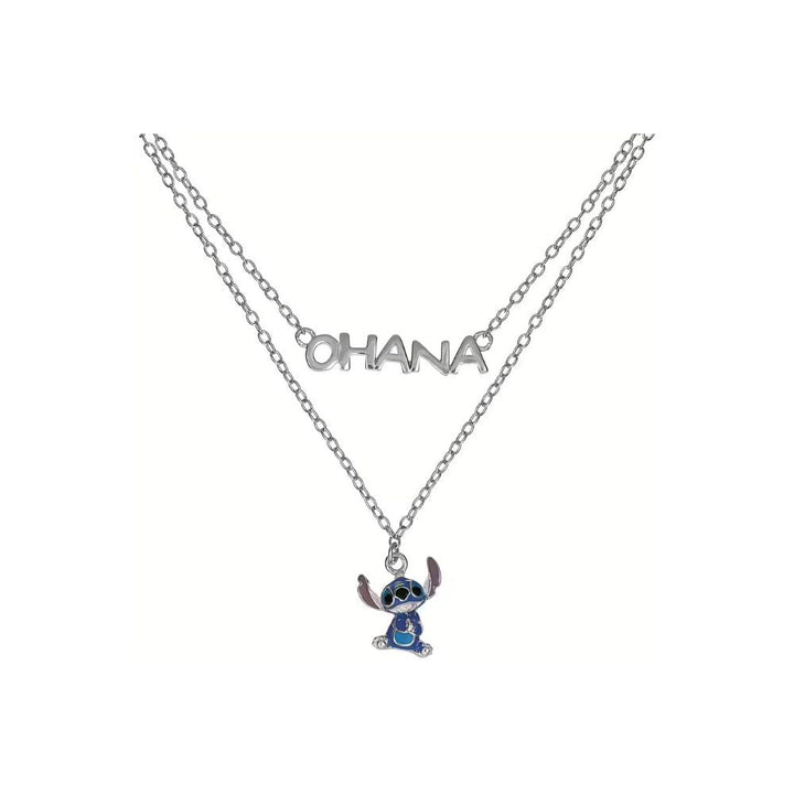 Collana in Argento Bimba Disney Stitch-Kaidara Gioielli