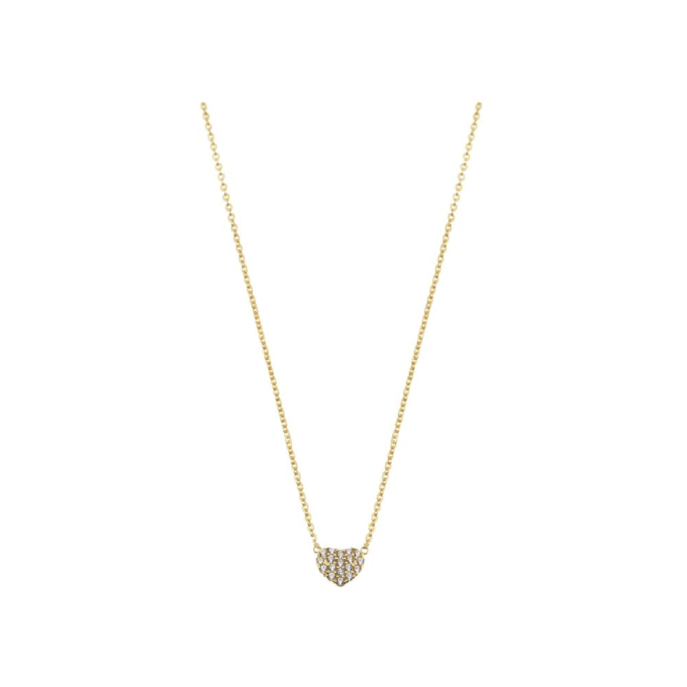 Collana in Oro Donna Facco Gioielli Collezione Cuore d'Oro Vero e Zirconi-Kaidara Gioielli