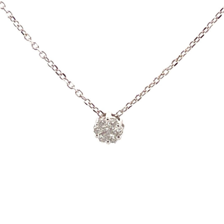 Collana in Oro Donna Fani Fiore di Diamanti-Kaidara Gioielli