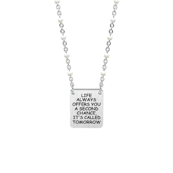 Collana in Acciaio Donna Kidult Life...-Kaidara Gioielli