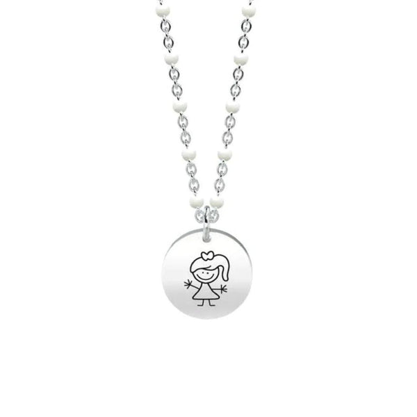 Collana in Acciaio Donna Kidult My little princess-Kaidara Gioielli