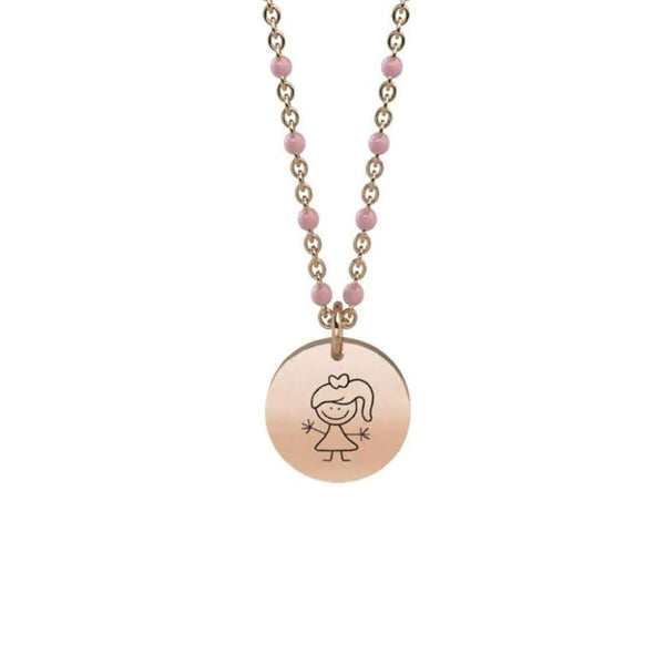 Collana in Acciaio Donna Kidult My little princess-Kaidara Gioielli