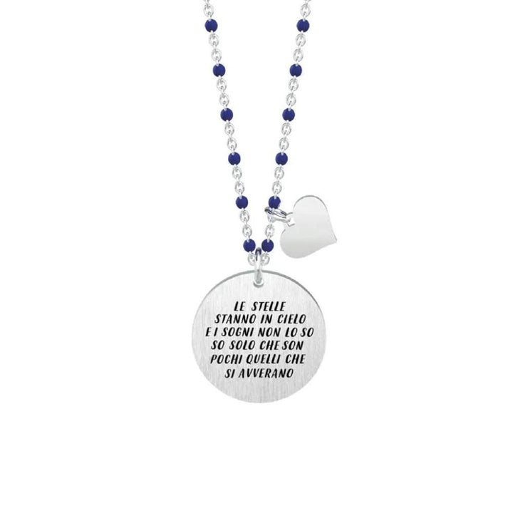 Collana in Acciaio Donna Kidult Ridere di te...-Kaidara Gioielli
