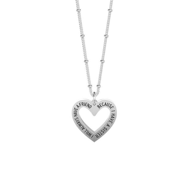 Collana in Acciaio Donna Kidult Sister Friend-Kaidara Gioielli