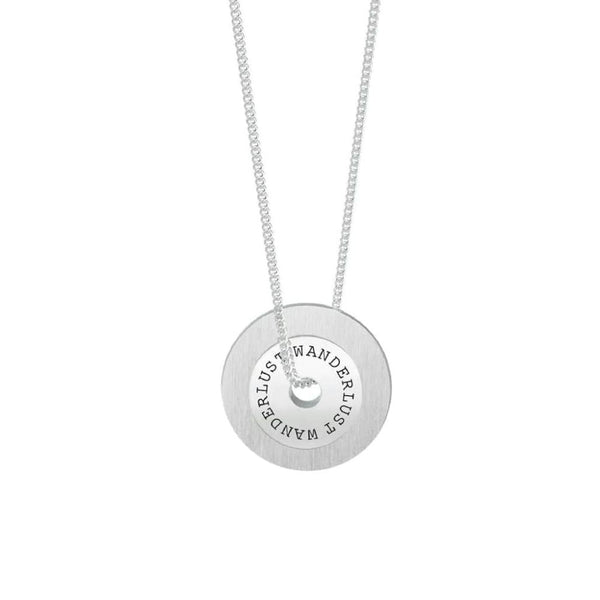 Collana in Acciaio Donna Kidult Wanderlust Desiderio di viaggiare-Kaidara Gioielli