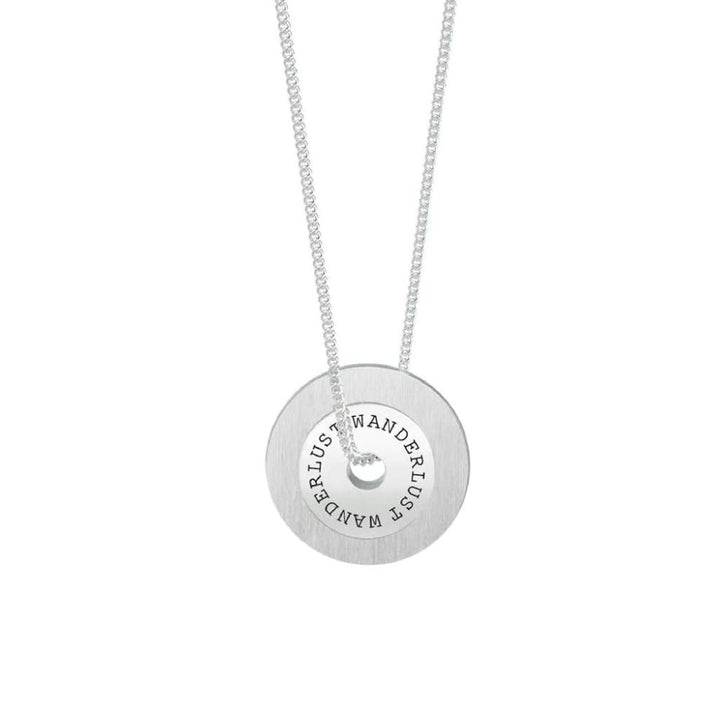 Collana in Acciaio Donna Kidult Wanderlust Desiderio di viaggiare-Kaidara Gioielli