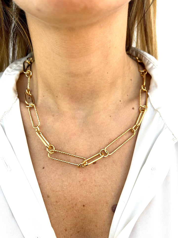 Collana in Argento Placcato Oro Donna Ops Objects Grace-Kaidara Gioielli