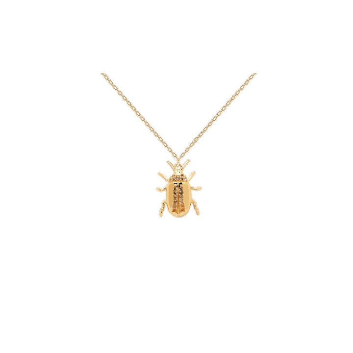 Collana in Argento Donna Pdpaola Collezione Amuleto Balance Beetle-Kaidara Gioielli