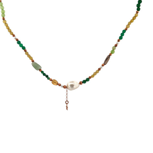 Collana in Argento Donna Sacramore Firenze Con Perla Scaramazza Centrale-Kaidara Gioielli