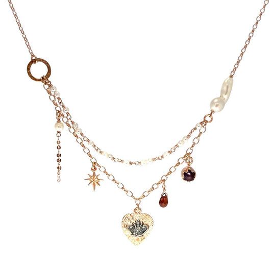 Collana in Argento Donna Sacramore Firenze Queen Simple-Kaidara Gioielli